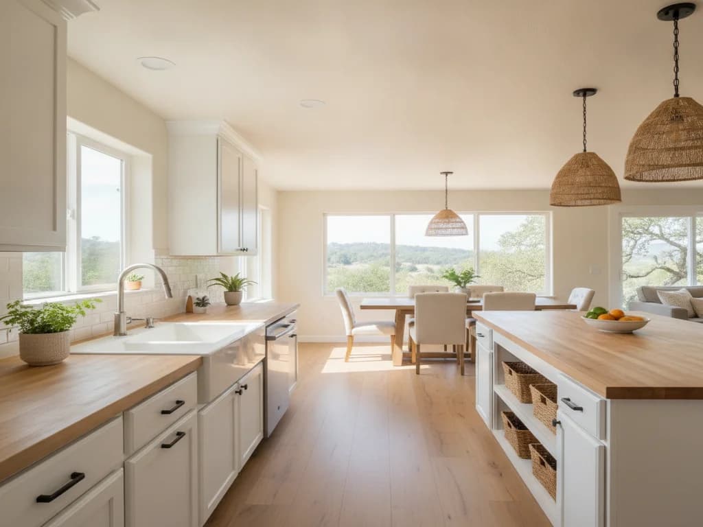 A kitchen remodel in progress in an El Dorado Hills home