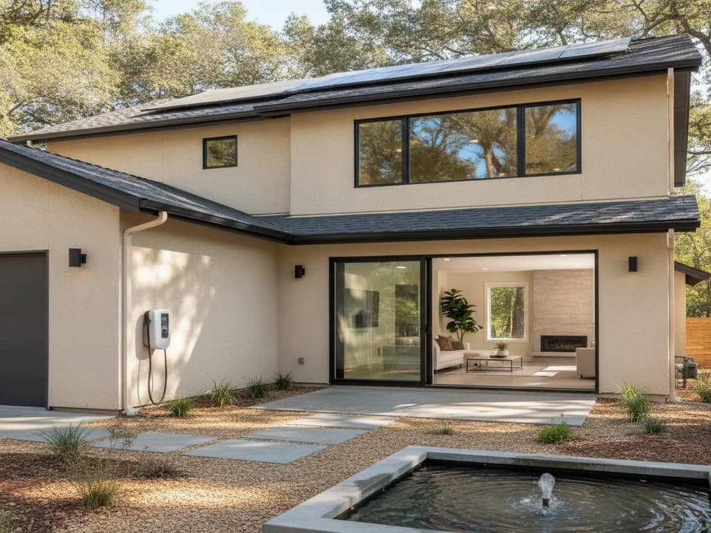 Energy-efficient window and insulation upgrades on an Auburn, California foothill home