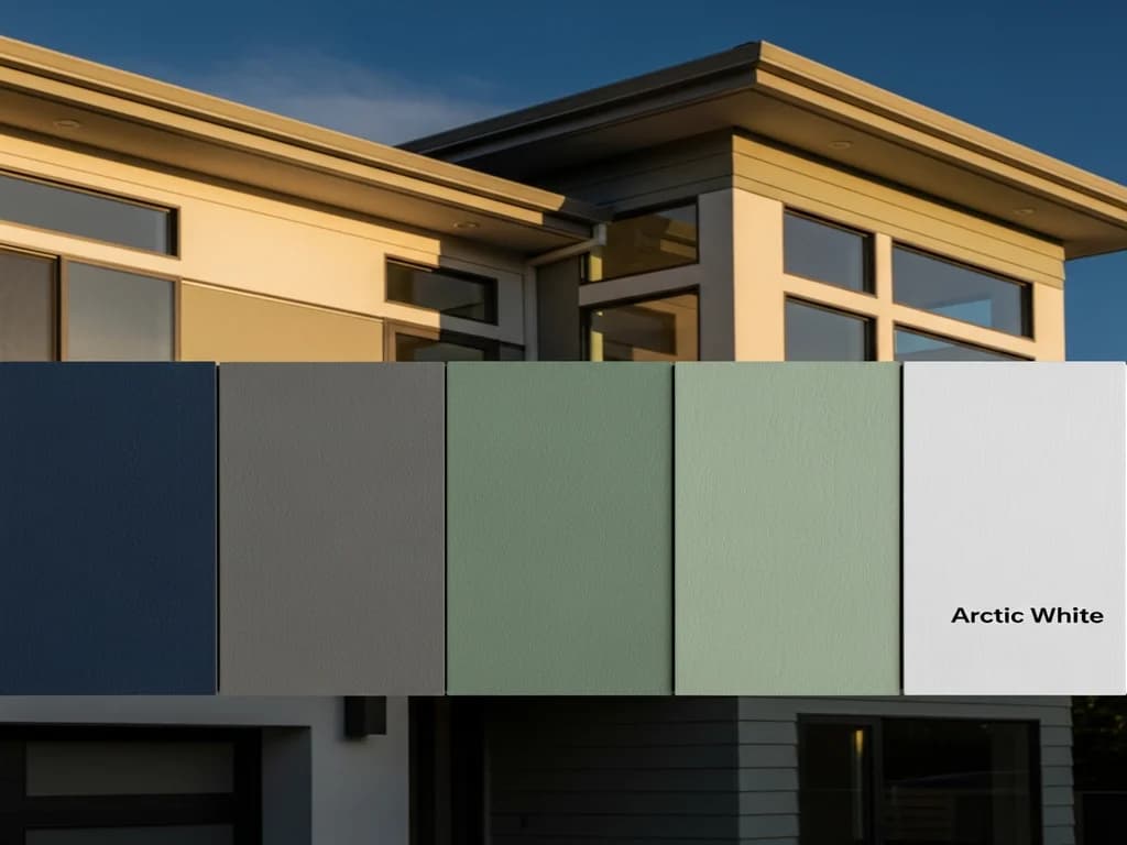 A Northern California home clad in James Hardie fiber cement siding with a factory ColorPlus finish