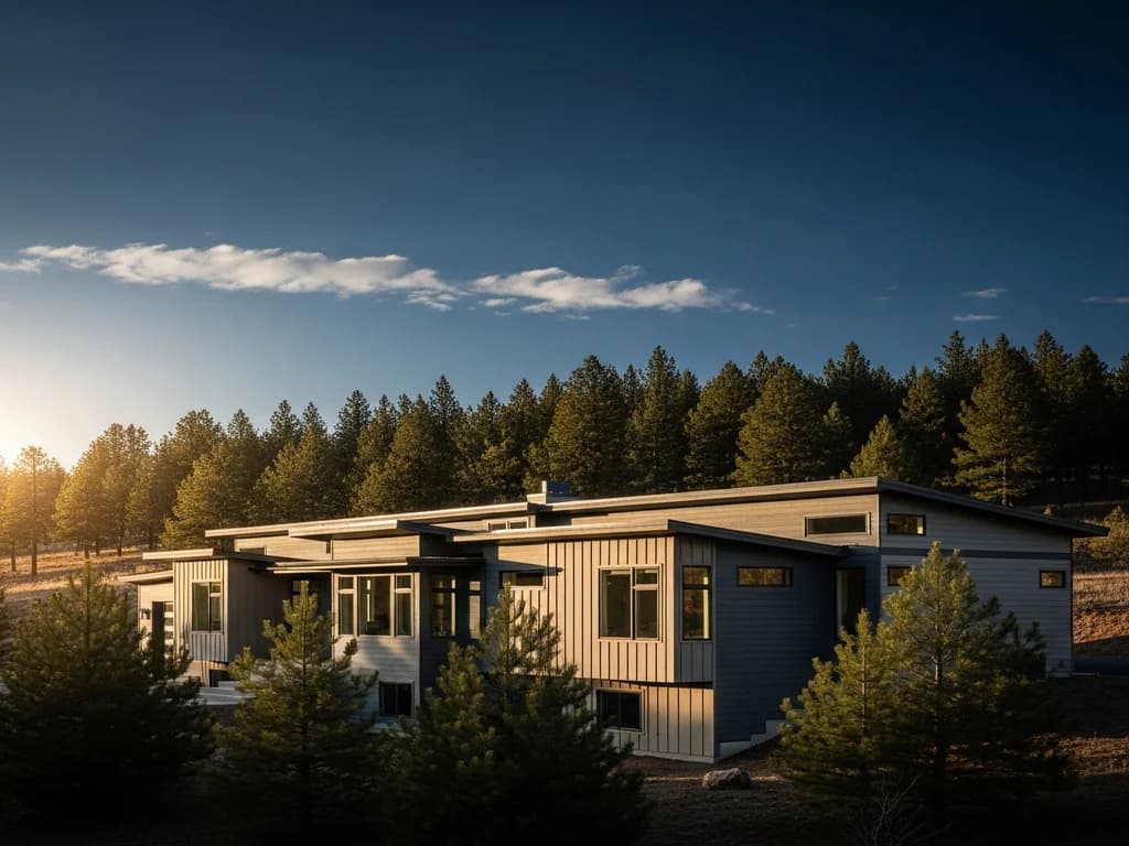 James Hardie fiber cement siding on a Northern California home spanning valley and Sierra climate zones