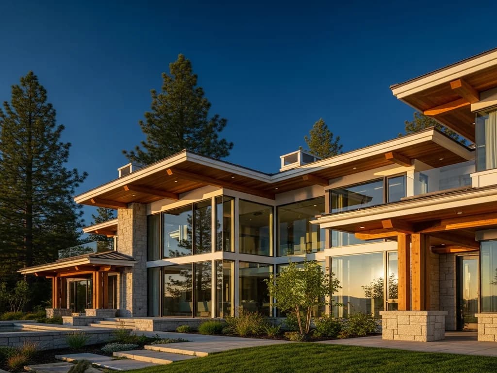 Beautifully remodeled Northern California home exterior with new siding, trim, and landscaping