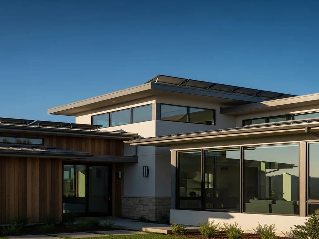 Energy-efficient windows and a well-insulated Northern California home