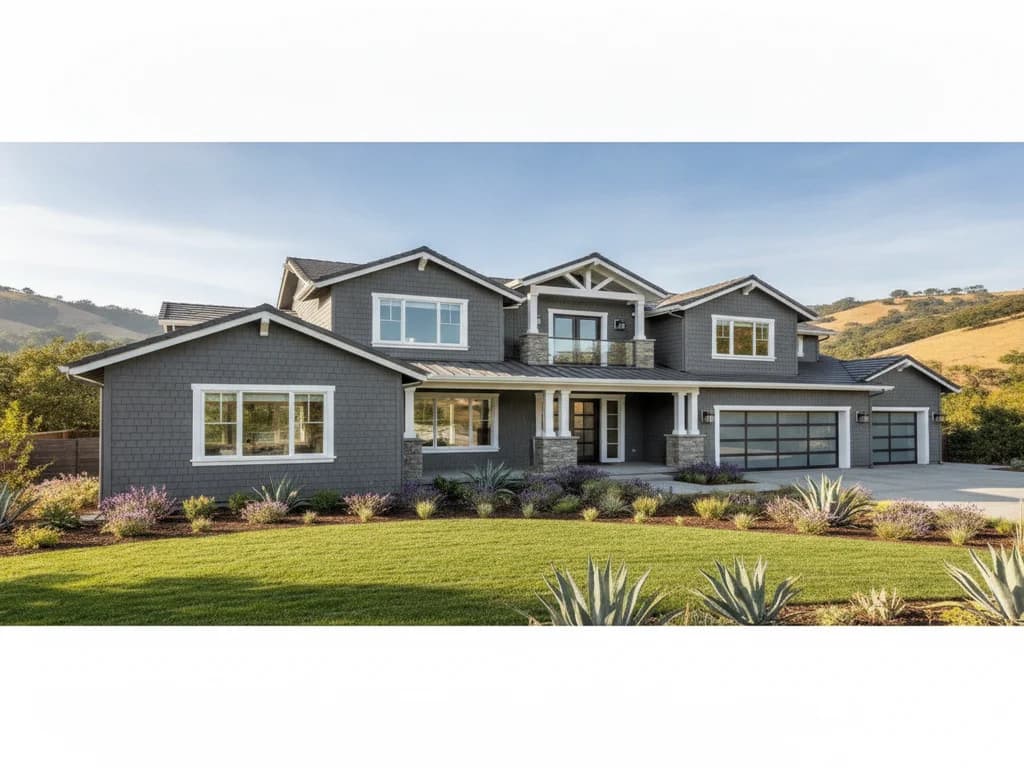Vinyl Siding on a Northern California home